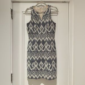 Katherine Kelly Blue Woven Dress